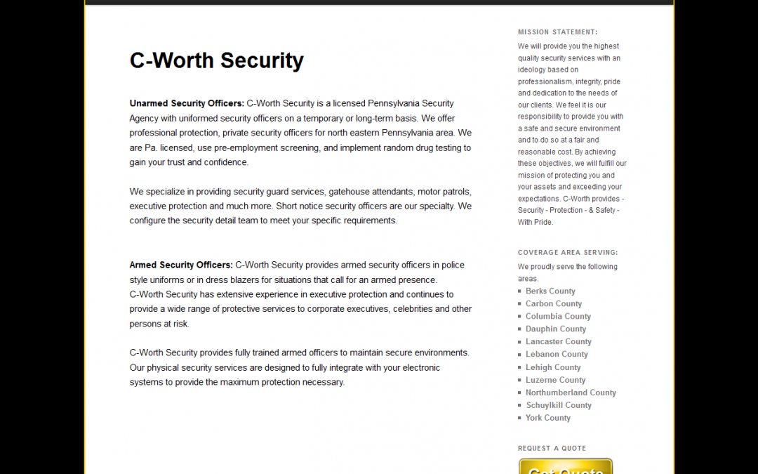 C-WORTH Security Services